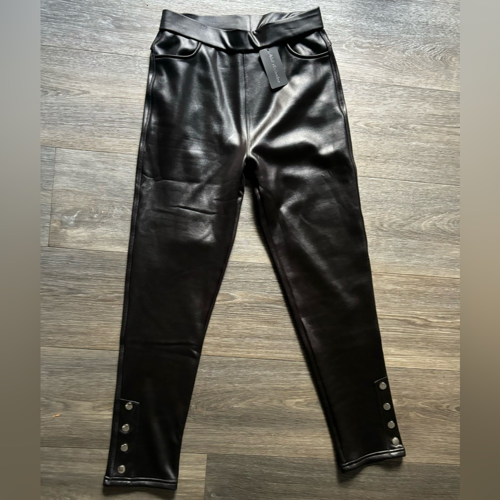 Nali Collection Faux Leather Pants